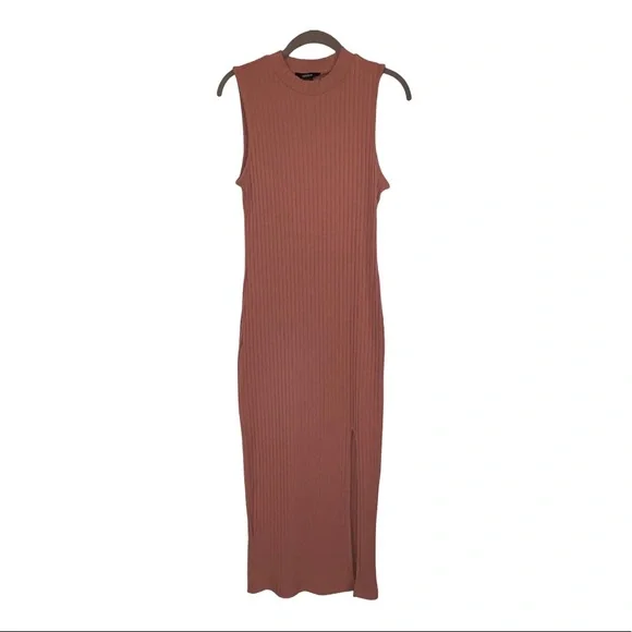Forever 21 | Dresses | Color Nudepeachy Brown Style Bodycon Dress Brand  Forever 2 Size Large | Poshmark